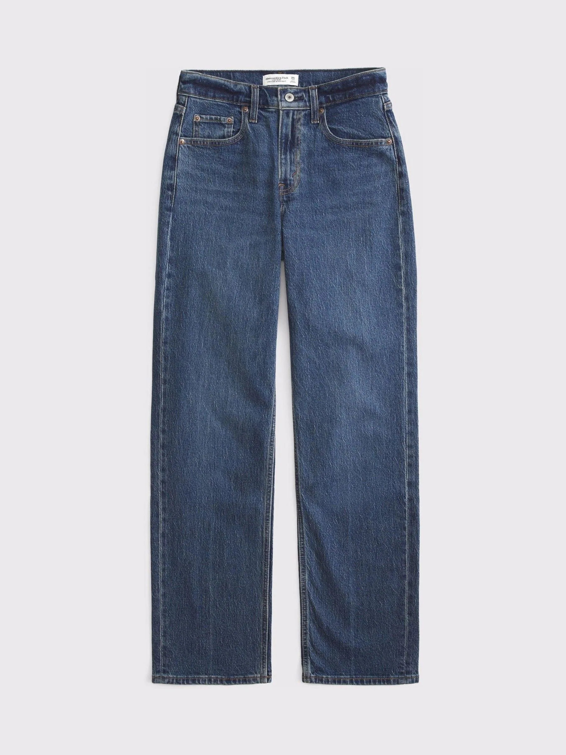 Abercrombie & Fitch Abercrombie & Fitch High Rise Vintage Straight Jeans | Next EU