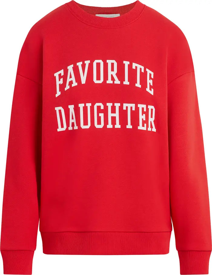 Favorite Daughter Collegiate Cotton Blend Sweatshirt | Nordstrom | Nordstrom