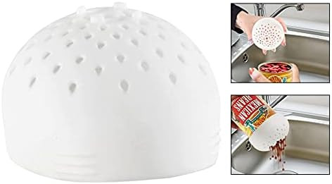 HOME-X Silicone Can Strainer, Miniature Silicone Colander, Liquid Drainer for Canned Fruit, Beans... | Amazon (US)