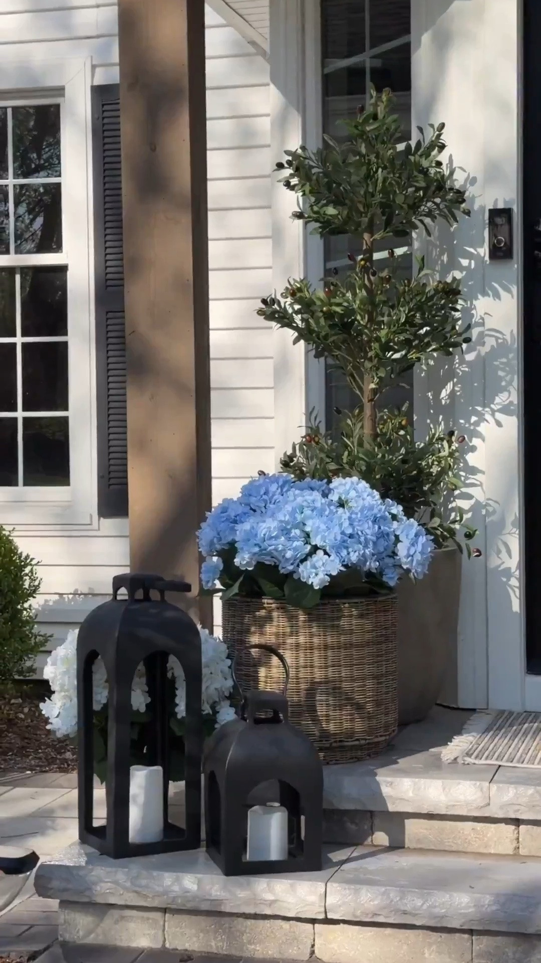 I love how our spring front porch refresh came together! All of these pieces are affordable finds, and layered together they create a large impact. The pop of blue is stunning 😍

#LTKHome