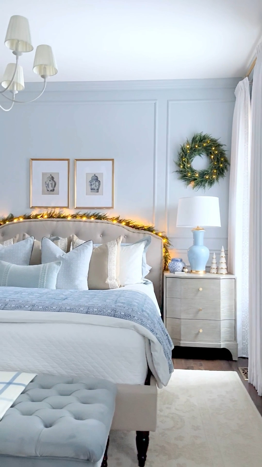 Our cozy wintery Christmas bedroom!

#LTKHoliday #LTKSeasonal #LTKHome
