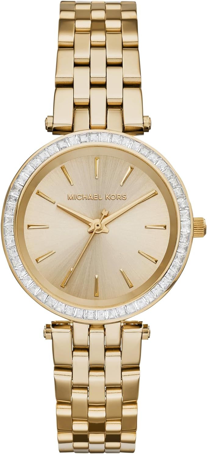 Michael Kors Darci Women's Watch, Stainless Steel and Pavé Crystal Watch for Women | Amazon (US)