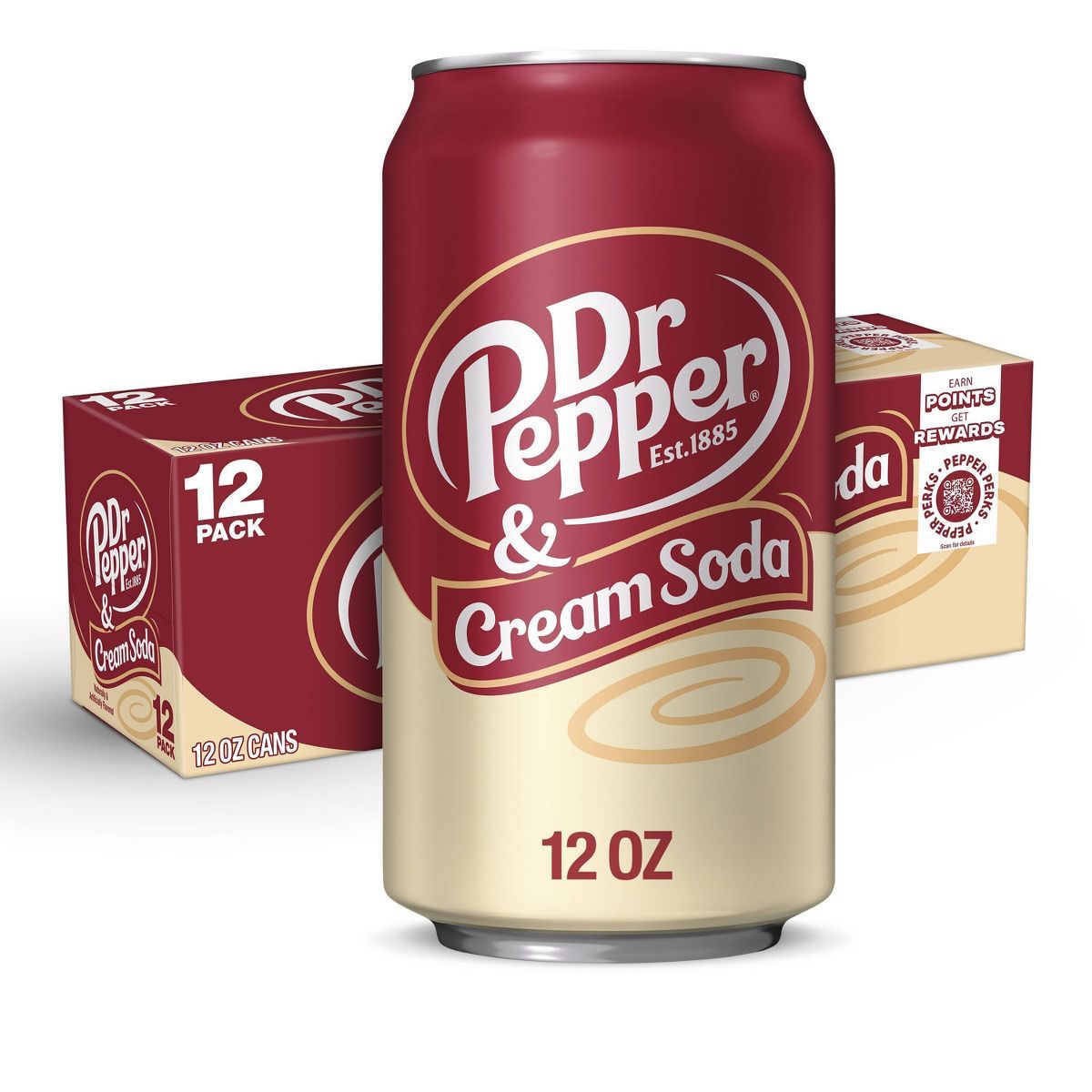 Dr Pepper Cream Soda - 12pk/12 fl oz Cans | Target