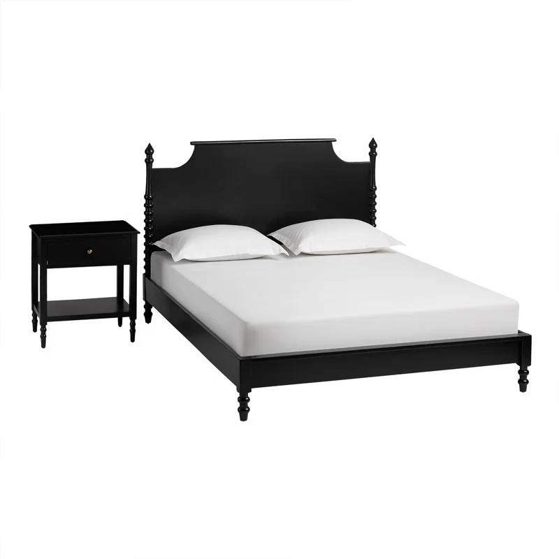 Annasophia Solid Wood Modern Platform Bed | Wayfair North America