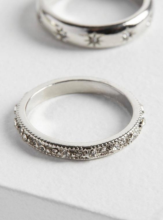 Pave Dome Ring Set | Torrid (US & Canada)