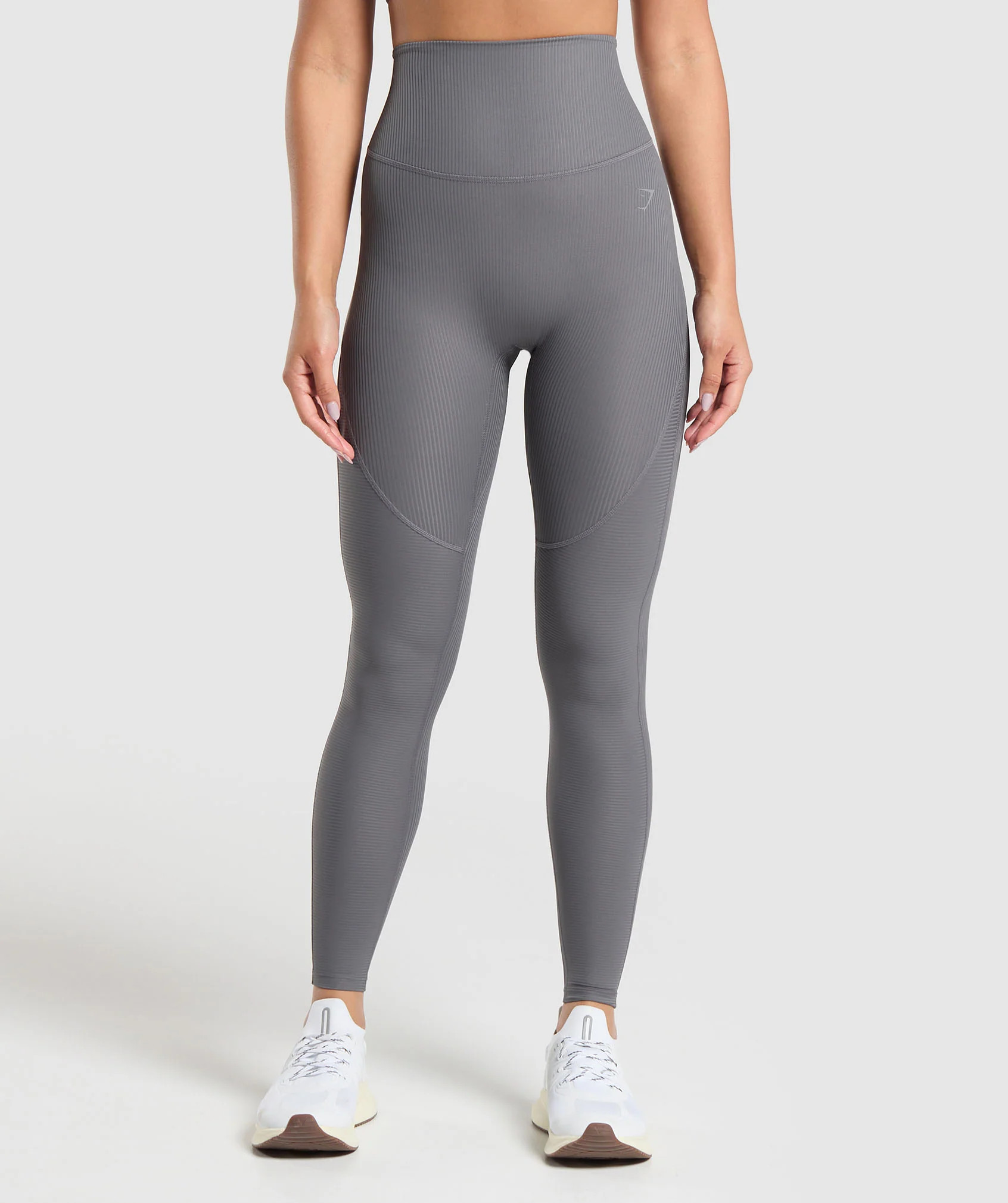 Gymshark Ribbed Legging - Brushed Grey | Gymshark US