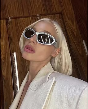 JASPIN Wrap Around Fashion Sunglasses for Women Trendy Y2k Sport Shades UV400 Eyeglasses | Amazon (US)