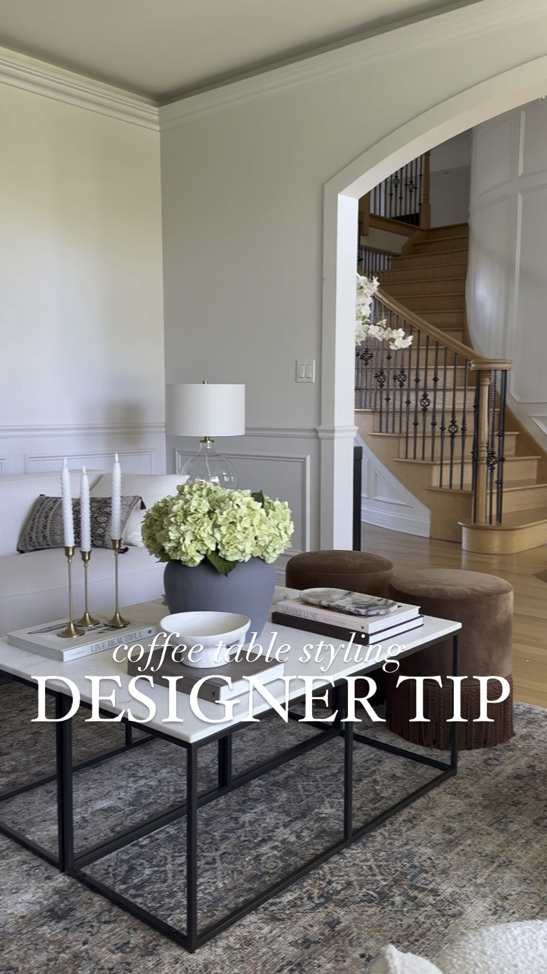 Coffee table styling tip and idea! 

#LTKVideo #LTKSaleAlert #LTKHome