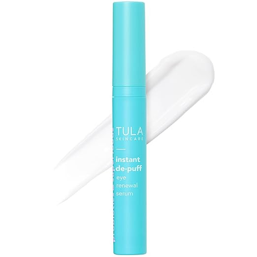 TULA Skin Care Instant De-Puff Eye Renewal Serum - Dark Circles Under Eye Treatment, Reduce Puffi... | Amazon (US)