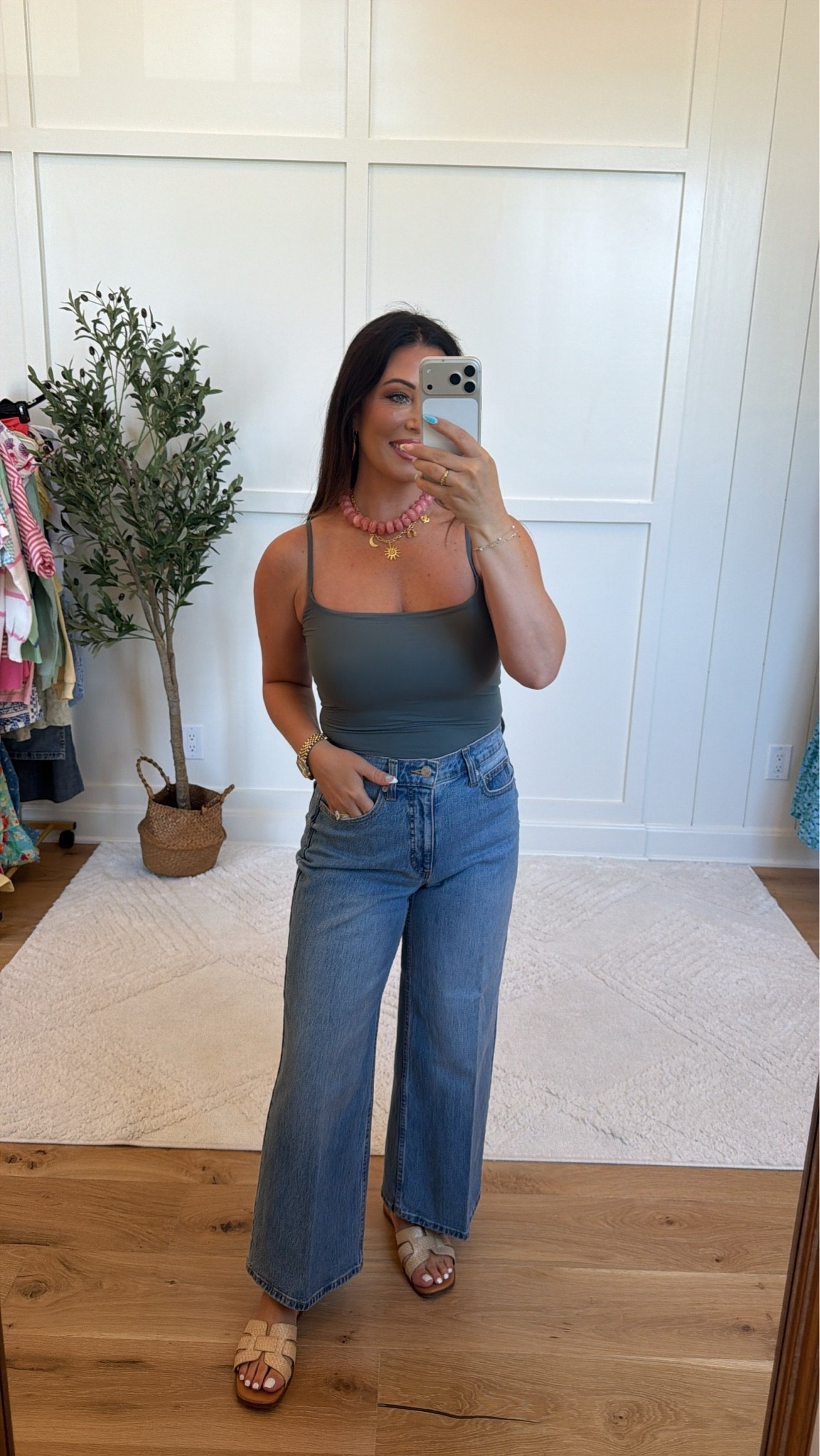 I love this look so much!! And the chunky necklace is giving! ￼￼

#LTKootd #LTKSaleAlert #LTKOver40