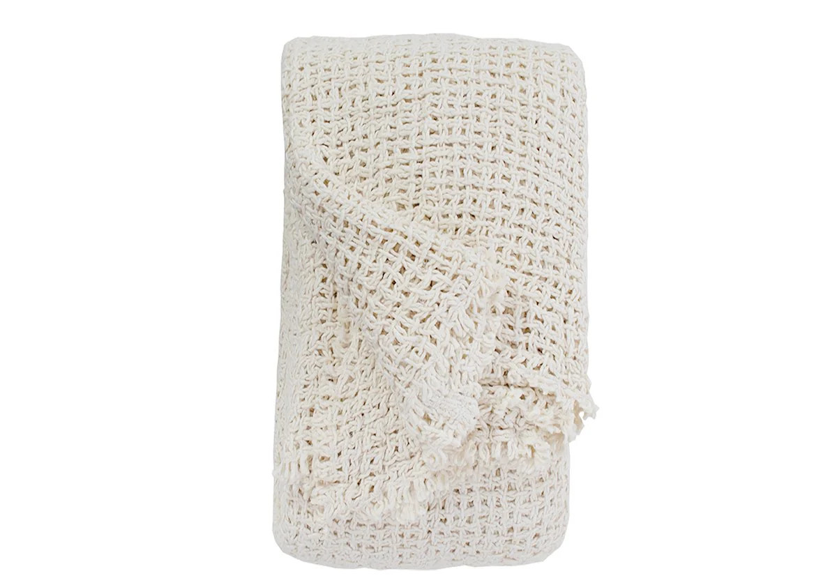 TRAWICK IVORY COVERLET | Alice Lane Home Collection
