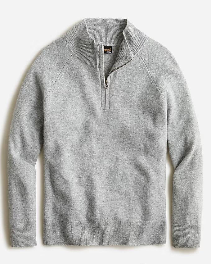 Kids' cashmere half-zip sweater | J.Crew US