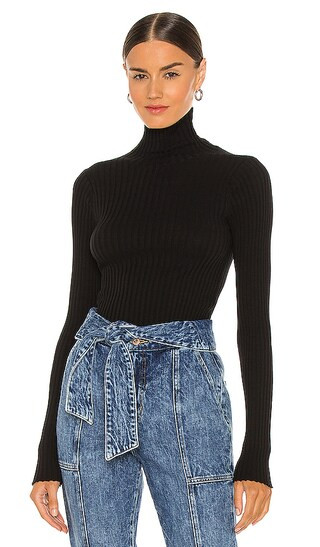 Clare Knit Top in Black | Revolve Clothing (Global)