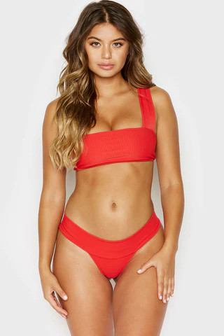 Sofia Top - Red | Frankies Bikinis