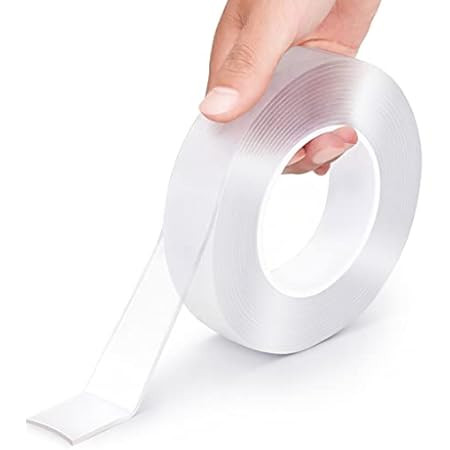 Alientape Nano Double Sided Tape, Multipurpose Removable Adhesive Transparent Grip Mounting Tape Was | Amazon (US)