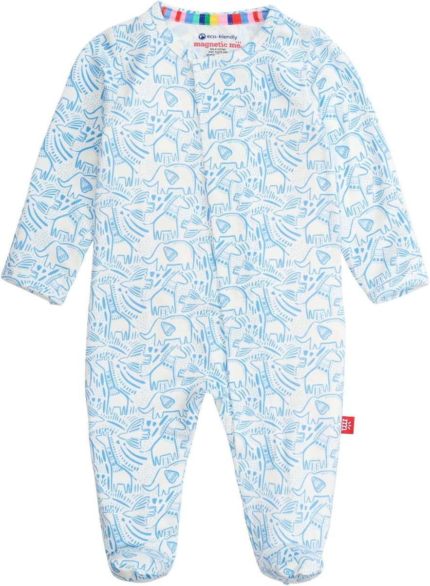 Magnetic Me Boys Modal Magnetic Baby Footie Pajamas | Silky Soft Modal Fabric | Baby Sleepers | Amazon (US)