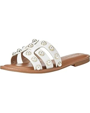 The Drop Women's Monika Flat H-Band Slide Sandal | Amazon (US)