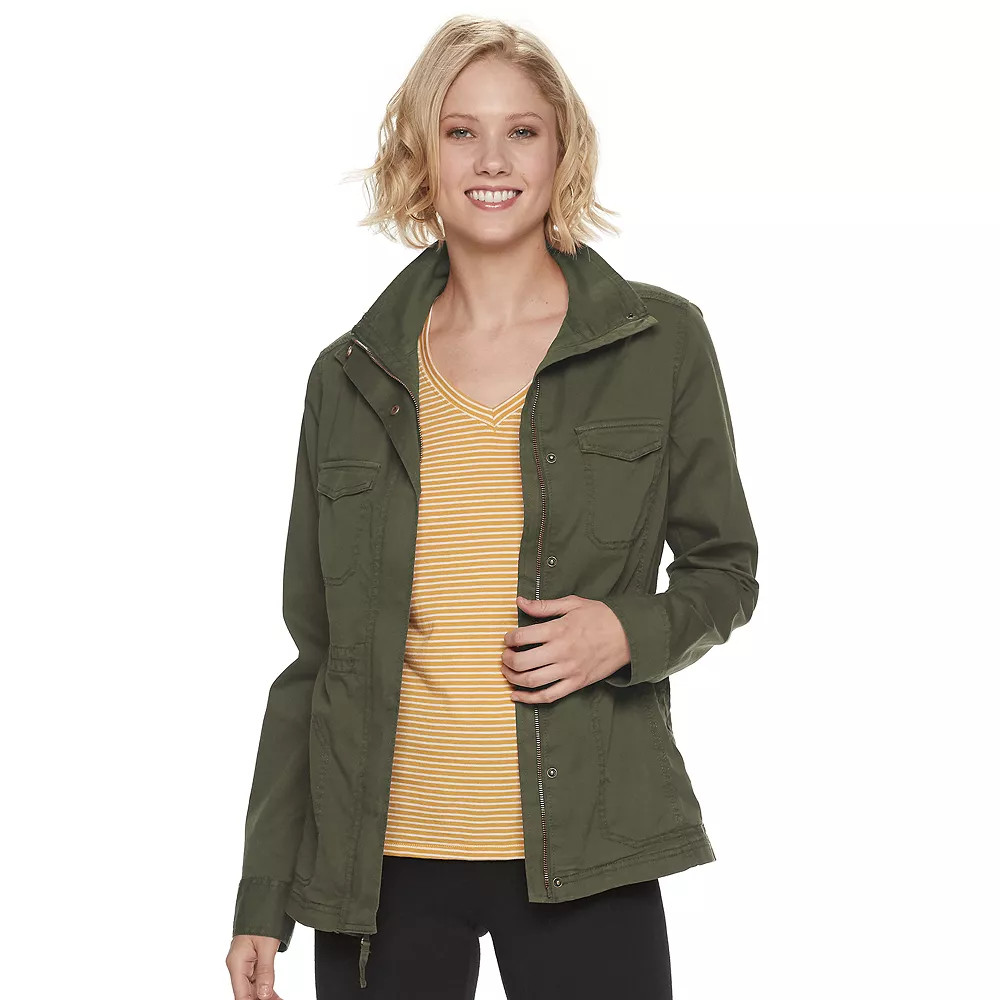 Women's SONOMA Goods for Life® Utility Twill Jacket | Kohl's