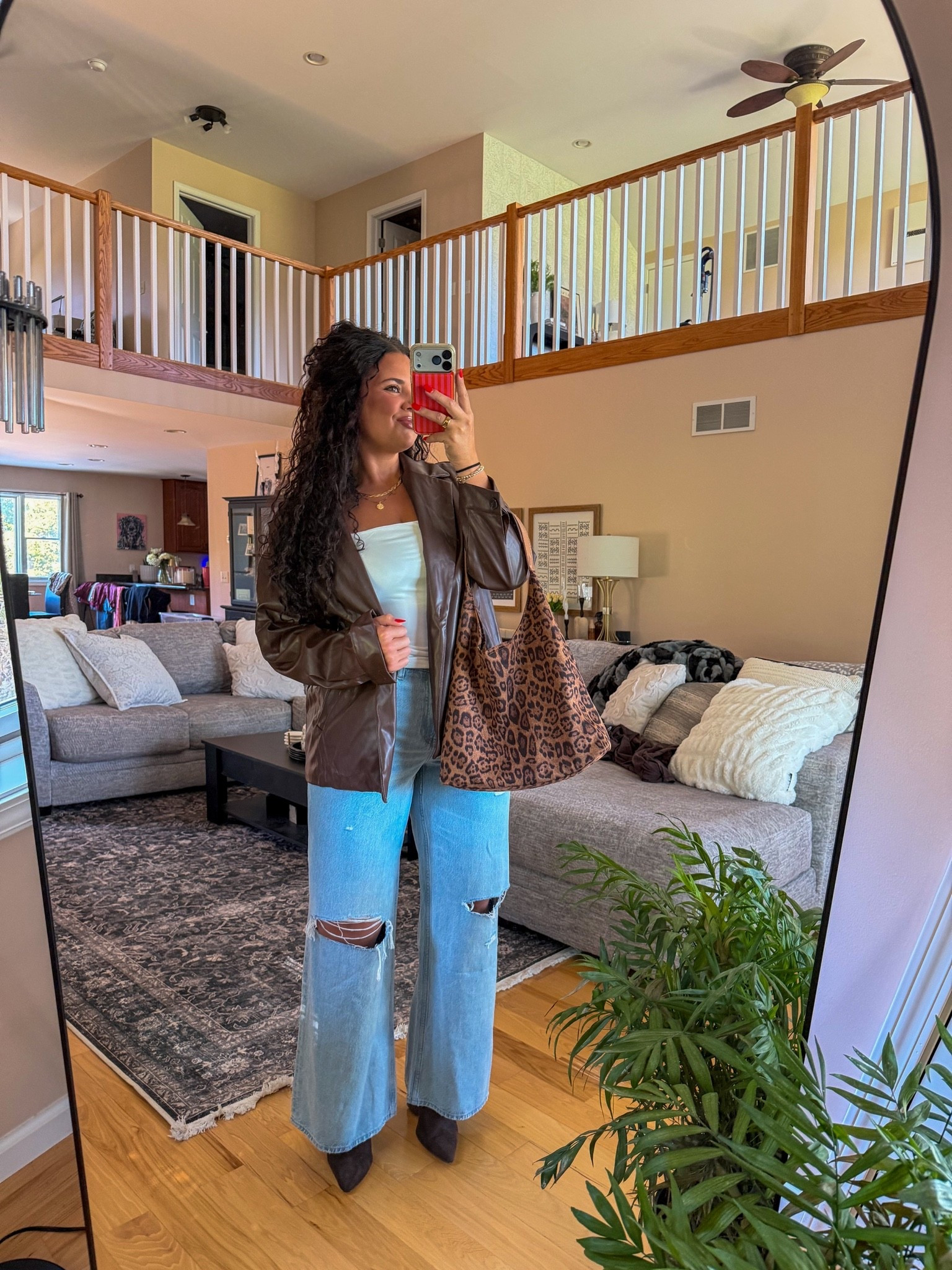 I am wearing a size large in the tank, this tank comes in 30+ color options & is double lined! I’m wearing a size 29 in the denim & a large in the jacket. 

#amazon #abercrombie

#LTKootd #LTKSaleAlert #LTKSeasonal