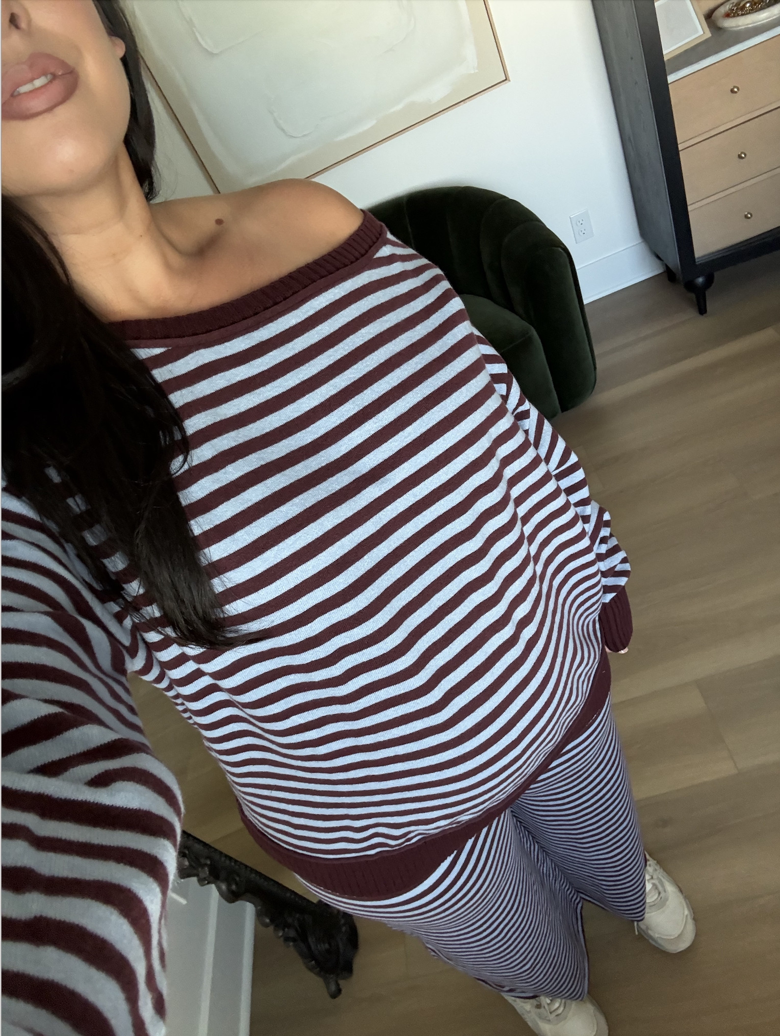 These striped sets are so cute for fall! I love this burgundy and blue set!

Top: L 
Pants: L Long

aerie, casual outfits, cozy outfits, fall outfits, mid size outfit ideas for fall, affordable outfits 

 #LTKgrwm #LTKootd #LTKMidsize