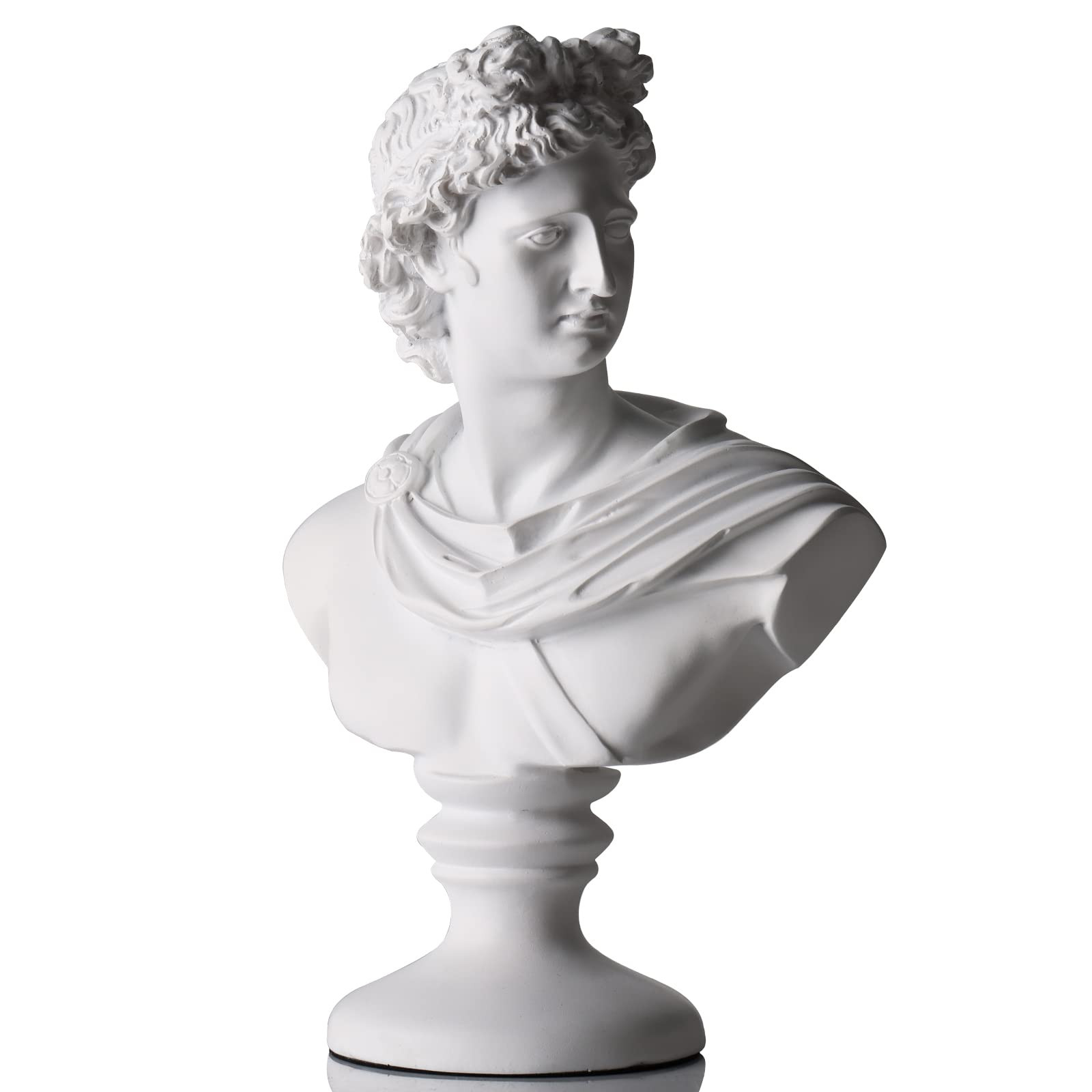 XMGZQ 11.8" Greek Statue of David,Classic Roman Bust for Apollo,Large Greek Mythology Sculpture f... | Amazon (US)