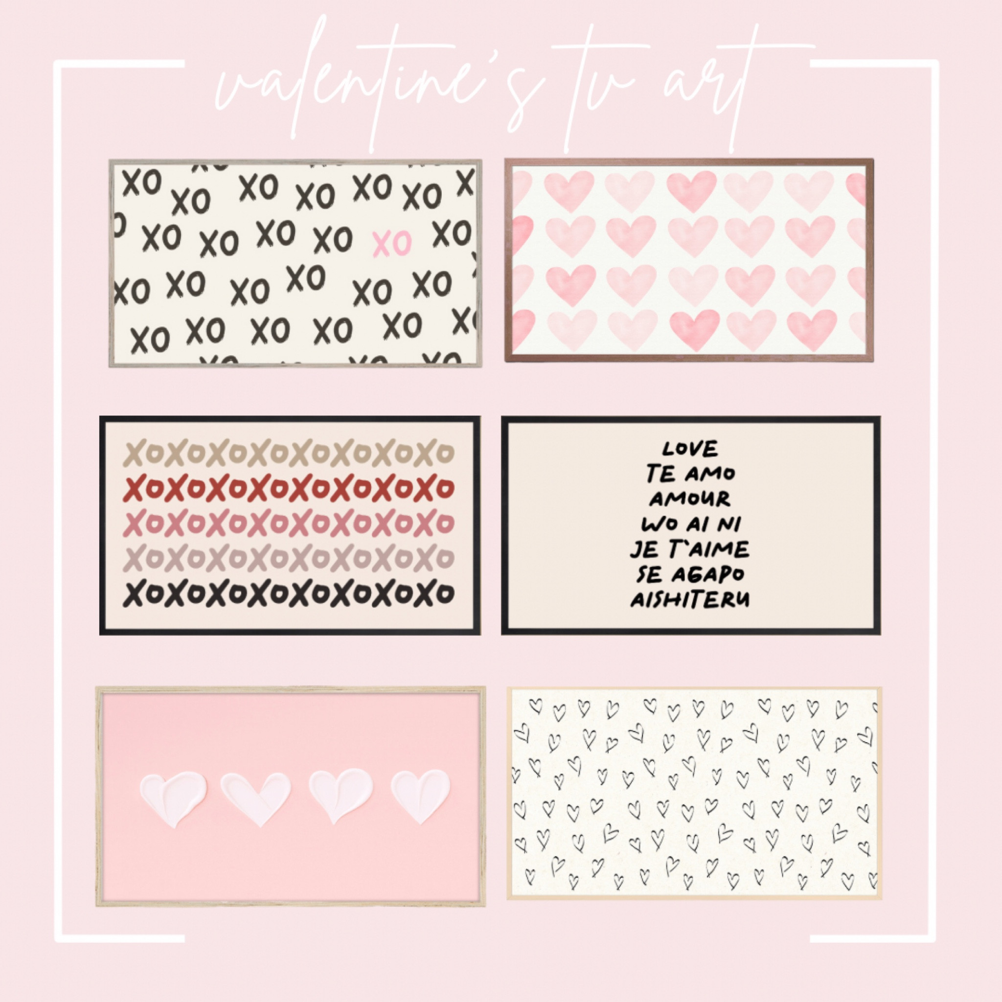 Valentine’s Day TV Art | Samsung Frame TV | Valentine’s Day Decor

#LTKSeasonal #LTKHoliday #LTKhome