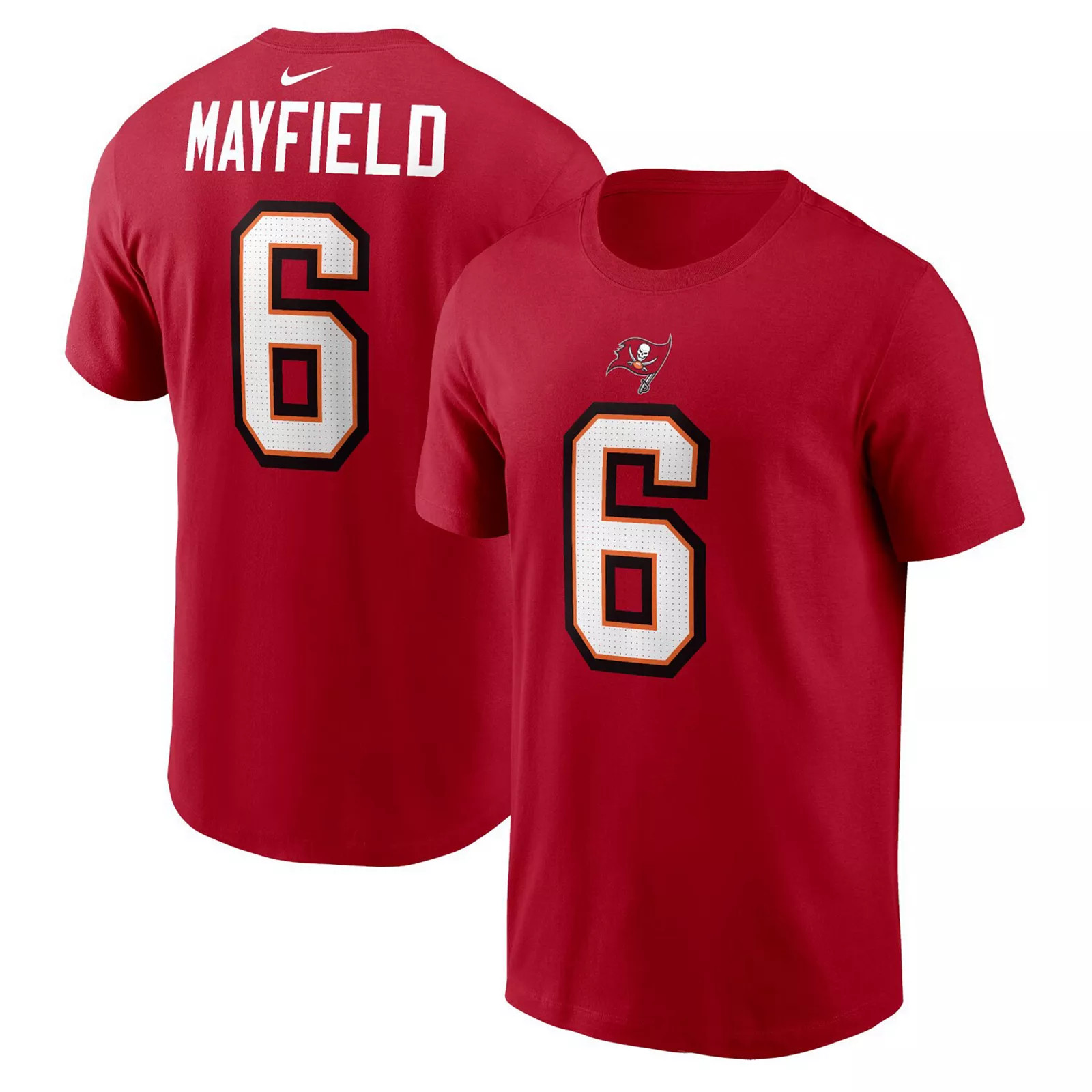 Men's Nike Baker Mayfield Red Tampa Bay Buccaneers Player Name & Number T-Shirt, Size: Medium | Kohl's