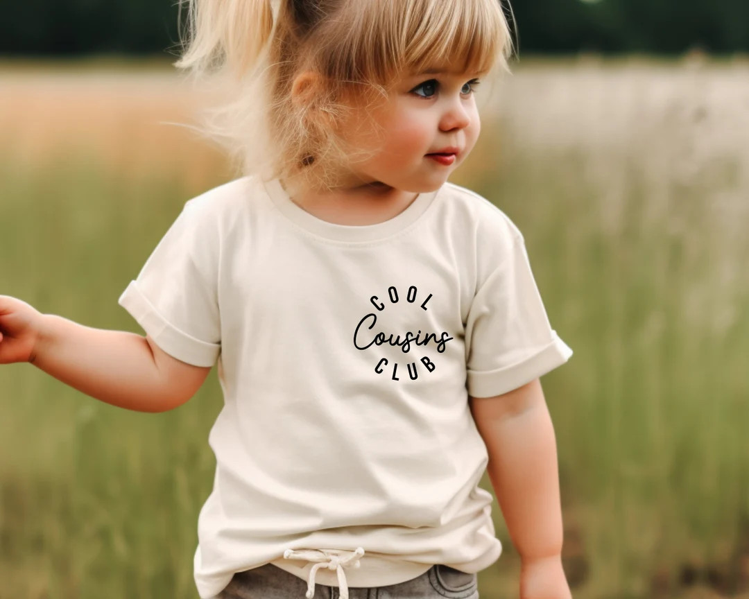 Cool Cousins Club Shirt for Kids, Pregnancy Announcement TShirt for Cousin, New Cousin Shirt, Fun... | Etsy (US)