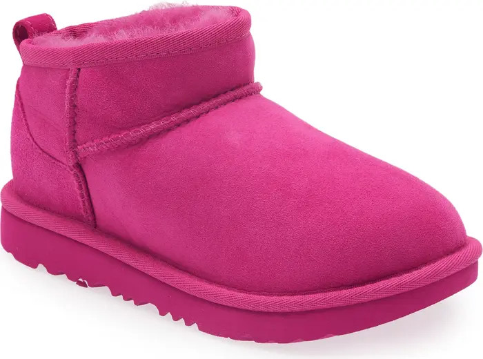 UGG® Kids' Classic Ultra Genuine Shearling Mini Boot | Nordstrom | Nordstrom