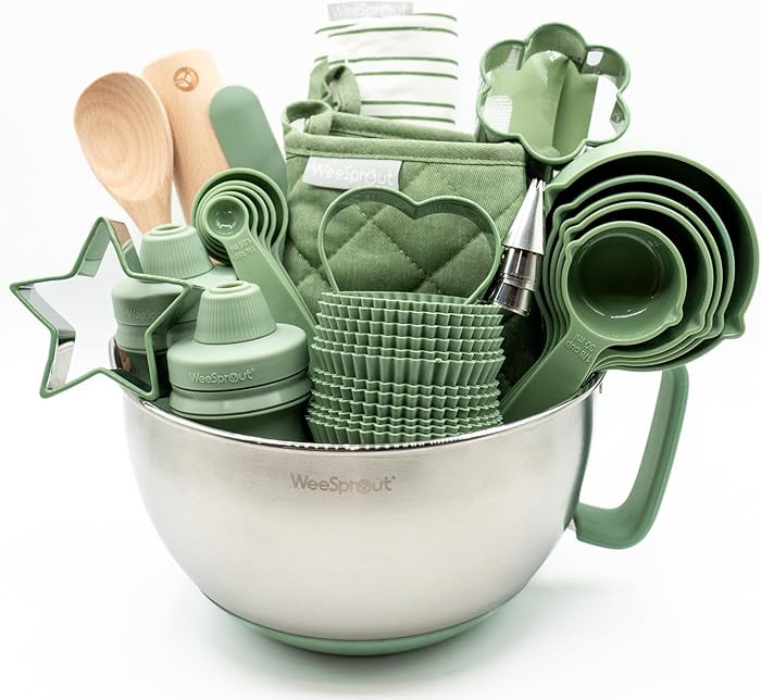 Ultimate Baking Kit for Kids - Kids Baking Set with Child Sized Utensils - Includes Apron, Oven M... | Amazon (US)