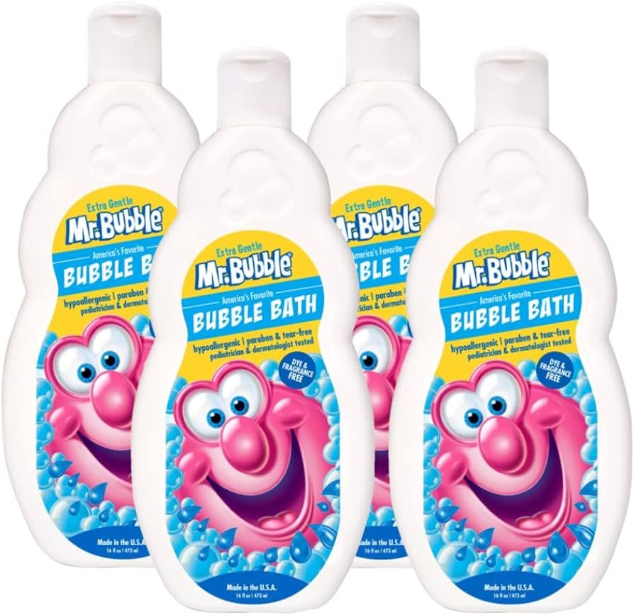 Mr Bubble Bubble Bath Extra Gentle (Pack of 4) | Amazon (US)