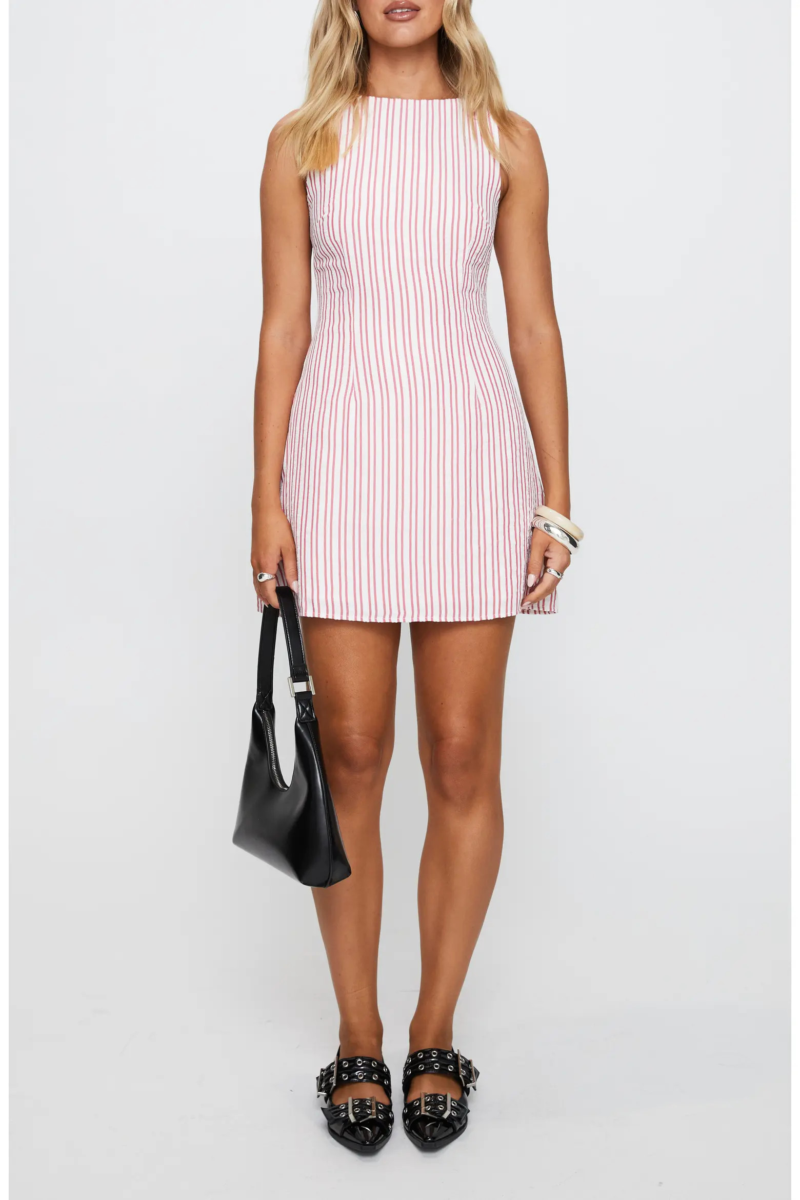 Alfalfa Stripe Cotton Blend Minidress (Women) | Nordstrom | Nordstrom