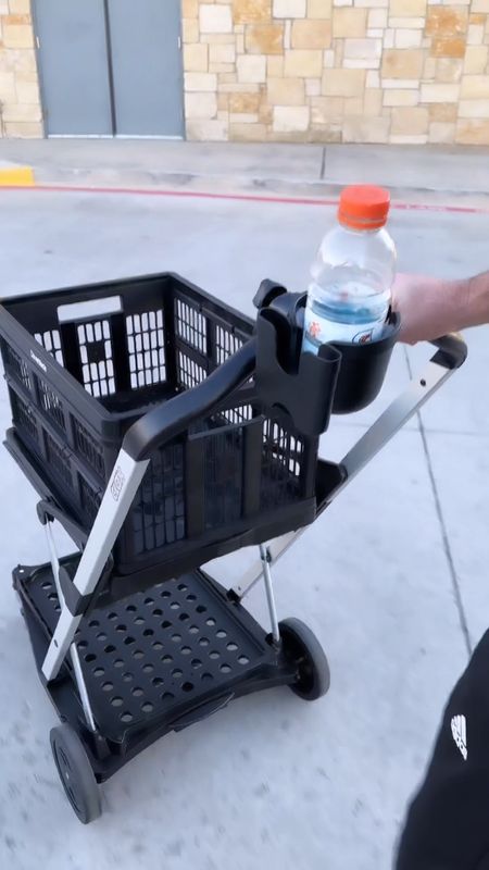 This little cart has been such a game changer. 🙌 I absolutely love how compact and easy it is to get in and out of the car! 

My favorite part is the extra cupholder with phone holder right on the handlebar. 

We get asked every time we go grocery shopping where did you get that cute cart? 🛒 

You definitely need your own personal cart—Such a great investment. 💕

Grocery cart
Storage crate
Cup holderr

#LTKhome #LTKstyletip #LTKsalealert
