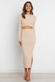 Dakota Skirt - Beige | Petal & Pup (US)