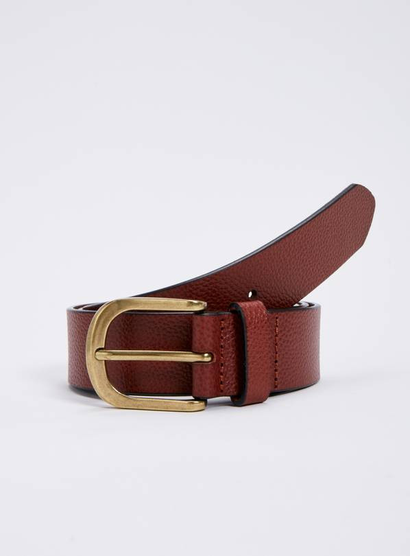 Tan Leather Belt S | Tu Clothing