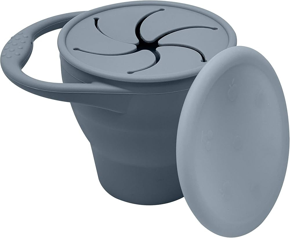BraveJusticeKidsCo | Snack Attack Snack Cup | Collapsible Silicone Snack Container | Toddler and ... | Amazon (US)