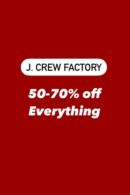 J. Crew Factory sale favorites 

#LTKCyberweek #LTKGiftGuide #LTKsalealert