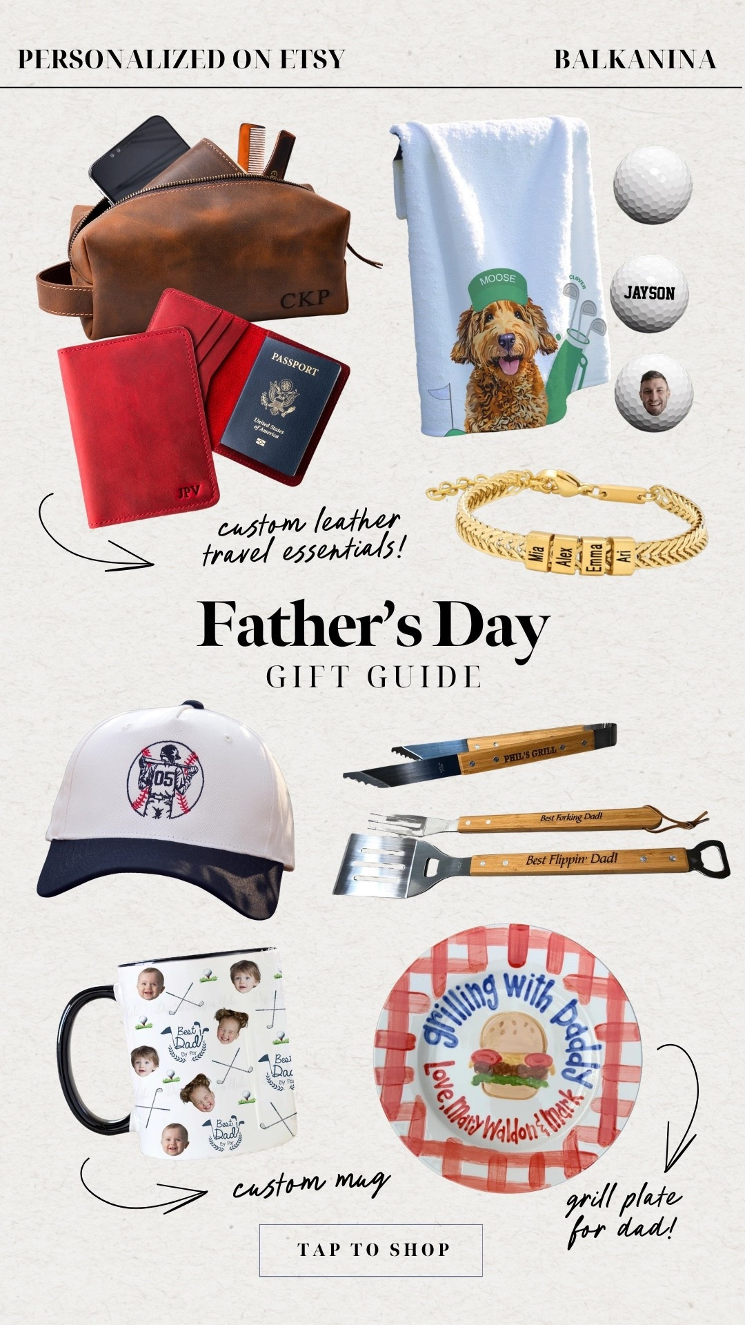 Father's Day gift guide, personalized items on Etsy! Give a special gift to dads in your life with a touch of personalization! Golf towel, travel essentials, grilling gear, custom mug! 

Father's Day gift guide, Etsy gifts, gifts for dad, what to get him, personalized gifts

#LTKmomlife #LTKMens #LTKSeasonal