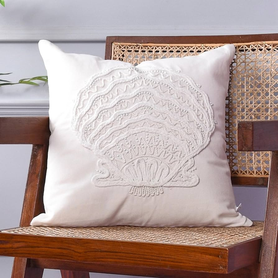 Folkulture Throw Pillow Covers for Couch, 18x18 Decorative Couch Pillows for Living Room, 100% Co... | Amazon (US)