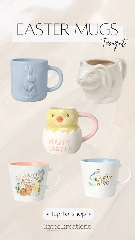 Easter coffee mugs at target // spring coffee mugs 

#LTKSeasonal #LTKhome