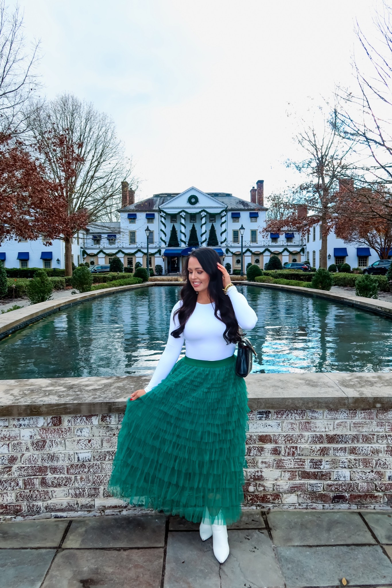 Under $15 Amazon long sleeve bodysuit (small), under $30 Amazon maxi tulle skirt (medium), under $35 ankle booties #founditonamazon 

#LTKFindsUnder50 #LTKSaleAlert #LTKHoliday