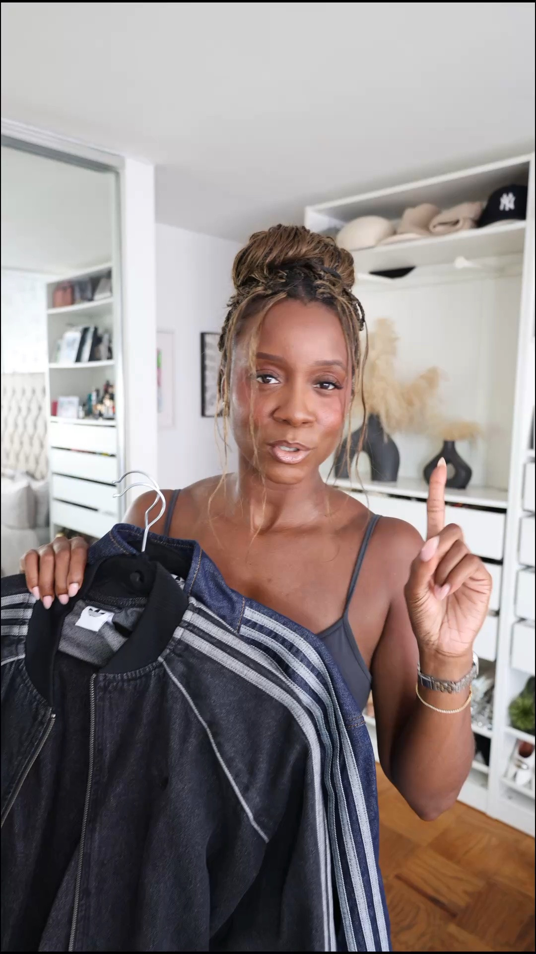 Fall wardrobe transition starts with Adidas — denim sets, track pants, ballet sneakers and shorts from their pre-fall essentials collection. All pieces linked! 🍂

#LTKootd