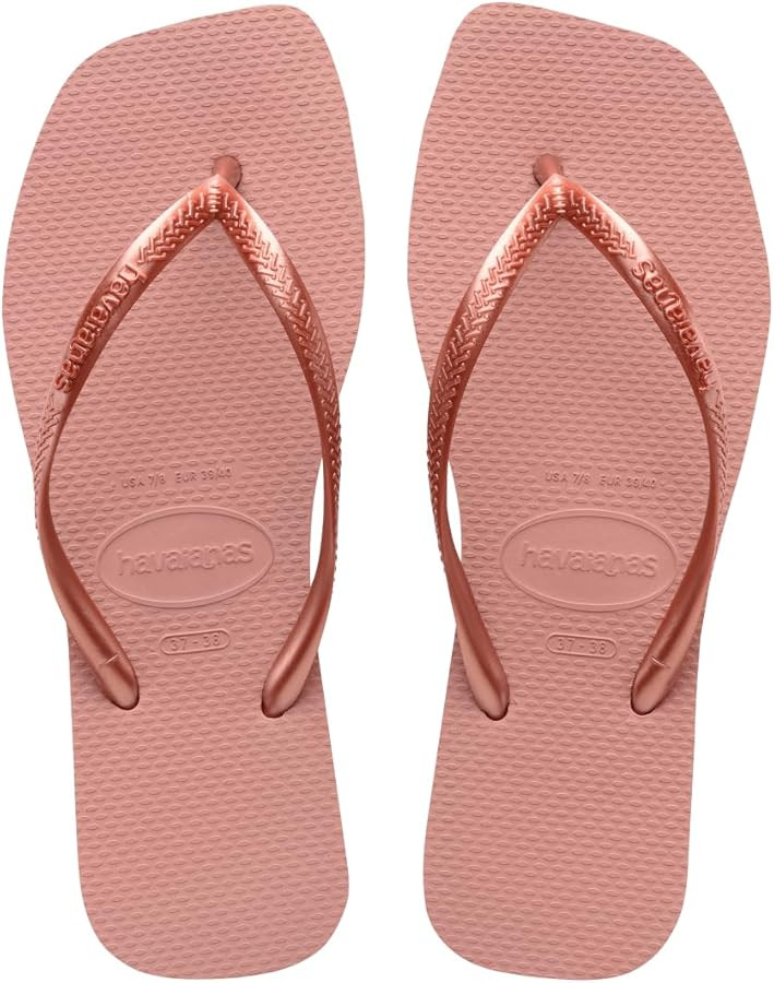 Havaianas Women Slim Square Sandal - Classic Square Toe Sandals | Amazon (US)