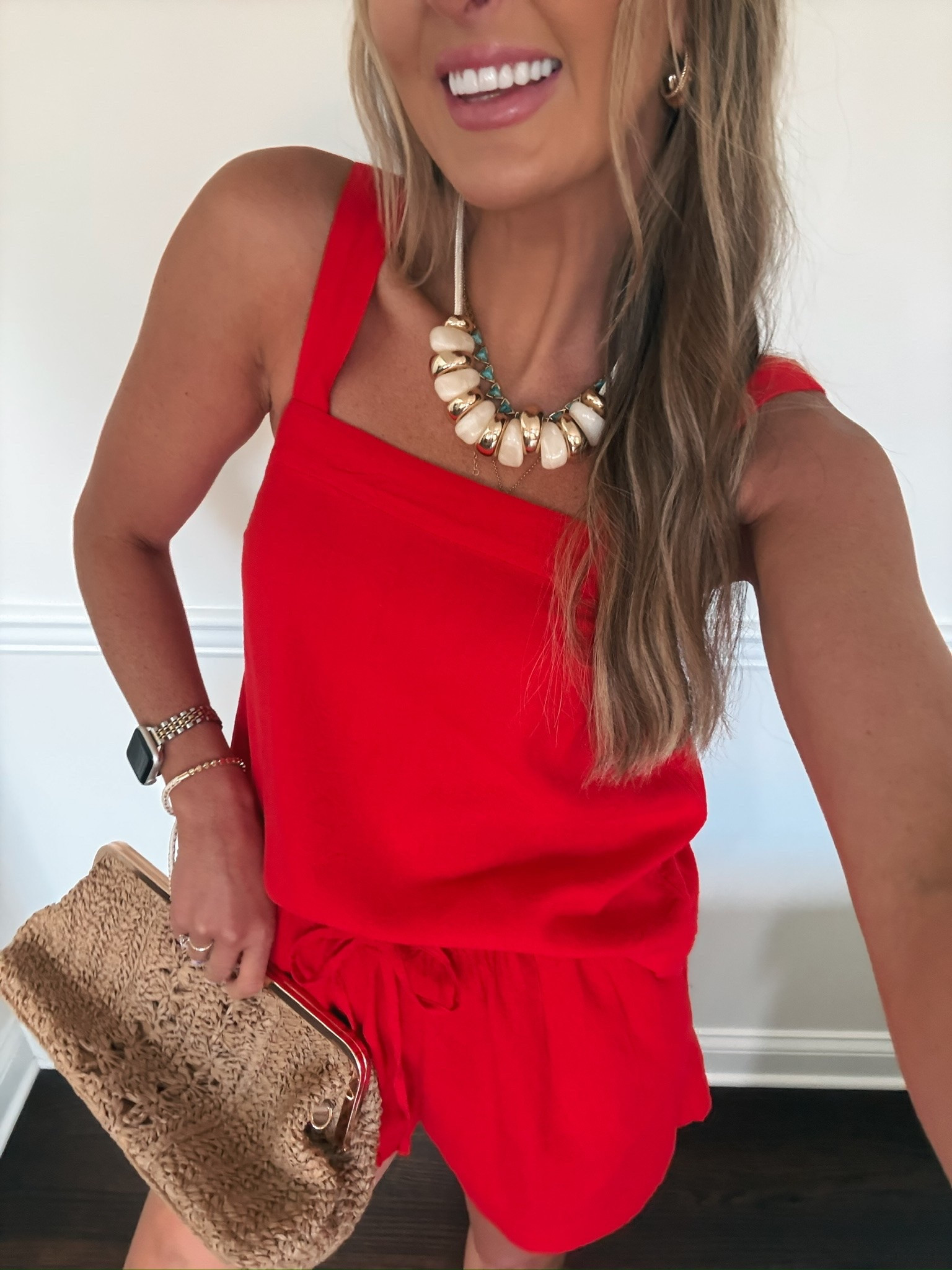 This set is the perfect shade of summer red! Date night outfit. Beach vacation outfit.

#LTKmomlife #LTKootd #LTKTravel