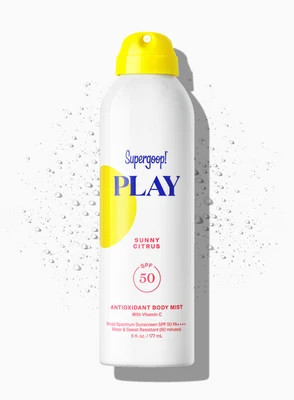 PLAY Antioxidant Body Mist SPF 50 with Vitamin C Sunscreen 3 fl. oz. Supergoop! | Supergoop