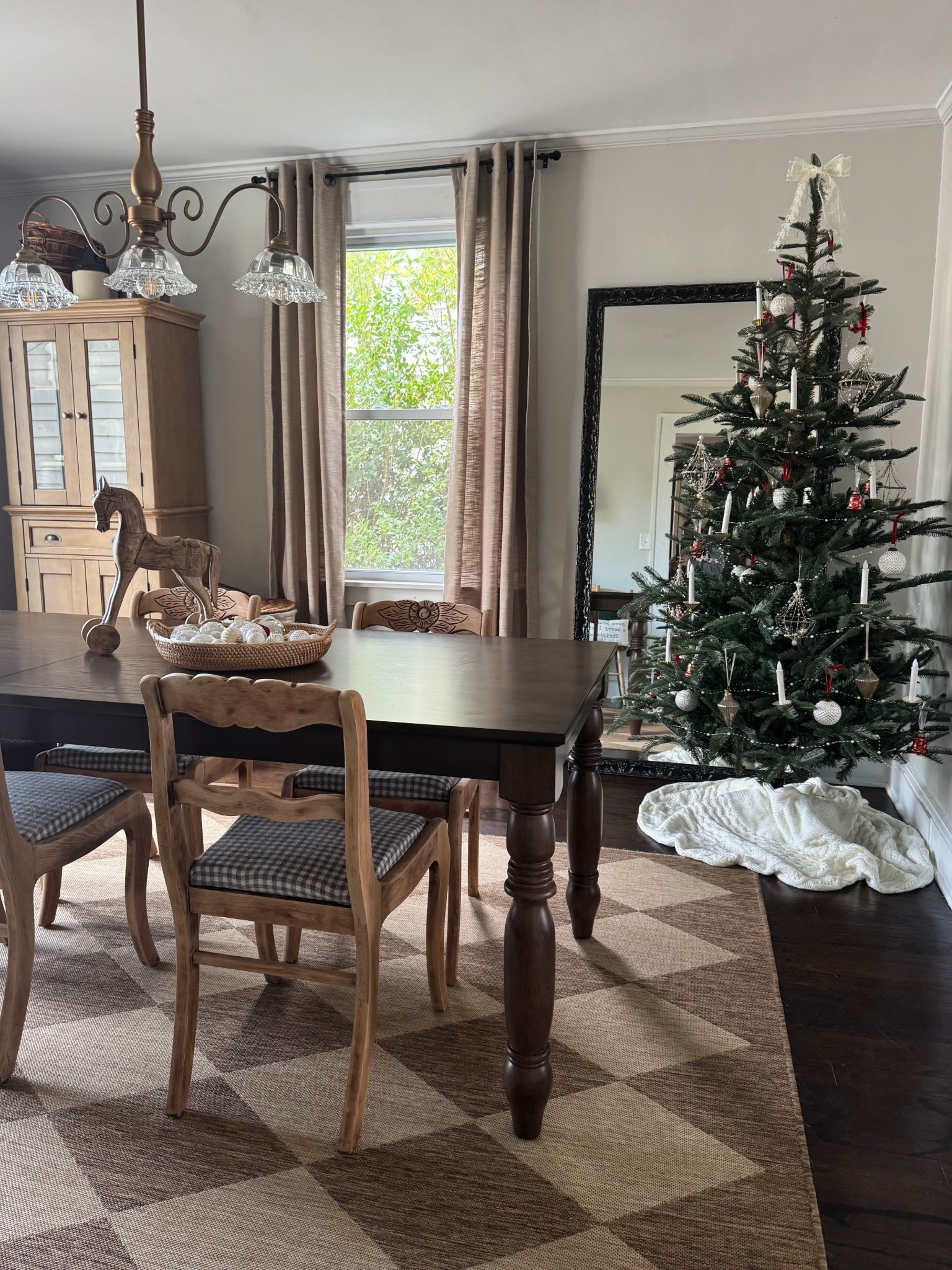 Dining Room Christmas Tree, King of Christmas 

#LTKHoliday #LTKSeasonal #LTKHome