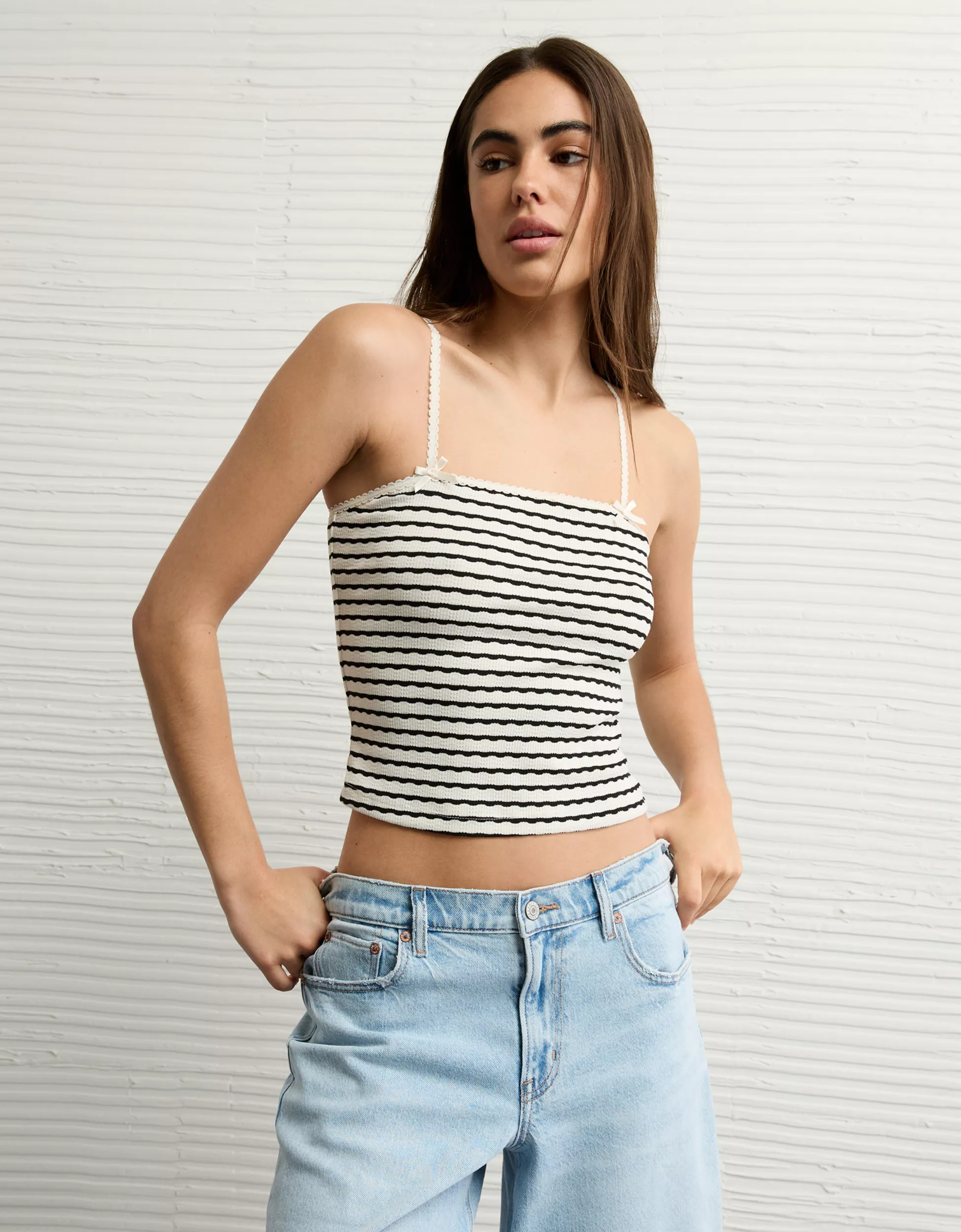 AE Lace Trim Cami | American Eagle Outfitters (US & CA)