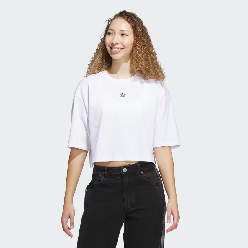 Essentials Crop Tee | adidas (US)