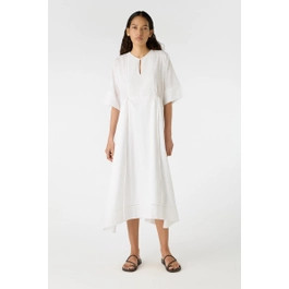 Veronica Check Drawstring Dress | 100% Cotton Apparel | Bamford | Bamford