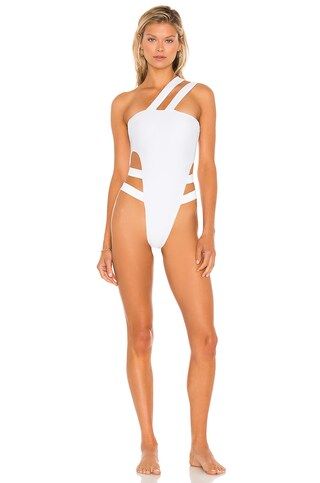 Marcia B Maxwell Discovery One Piece in White from Revolve.com | Revolve Clothing (Global)